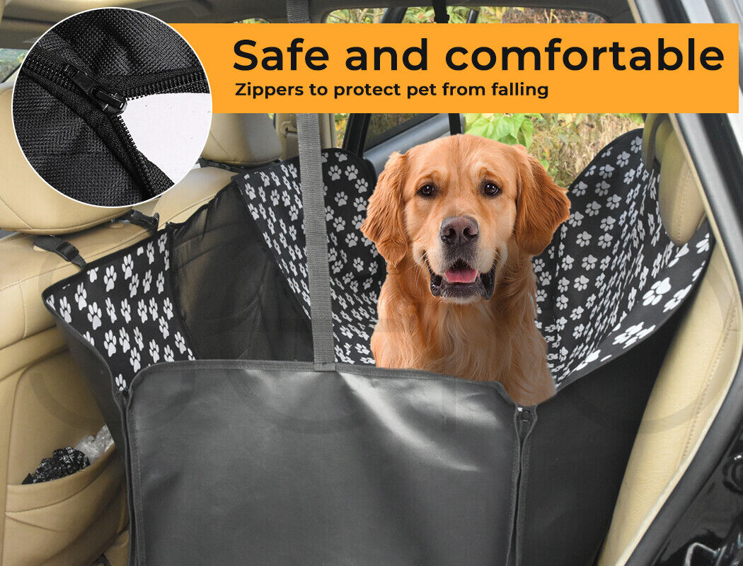 Housse de siège de voiture imperméable pour chien, pour sièges en cuir, housses de siège de voiture imprimées pour chien