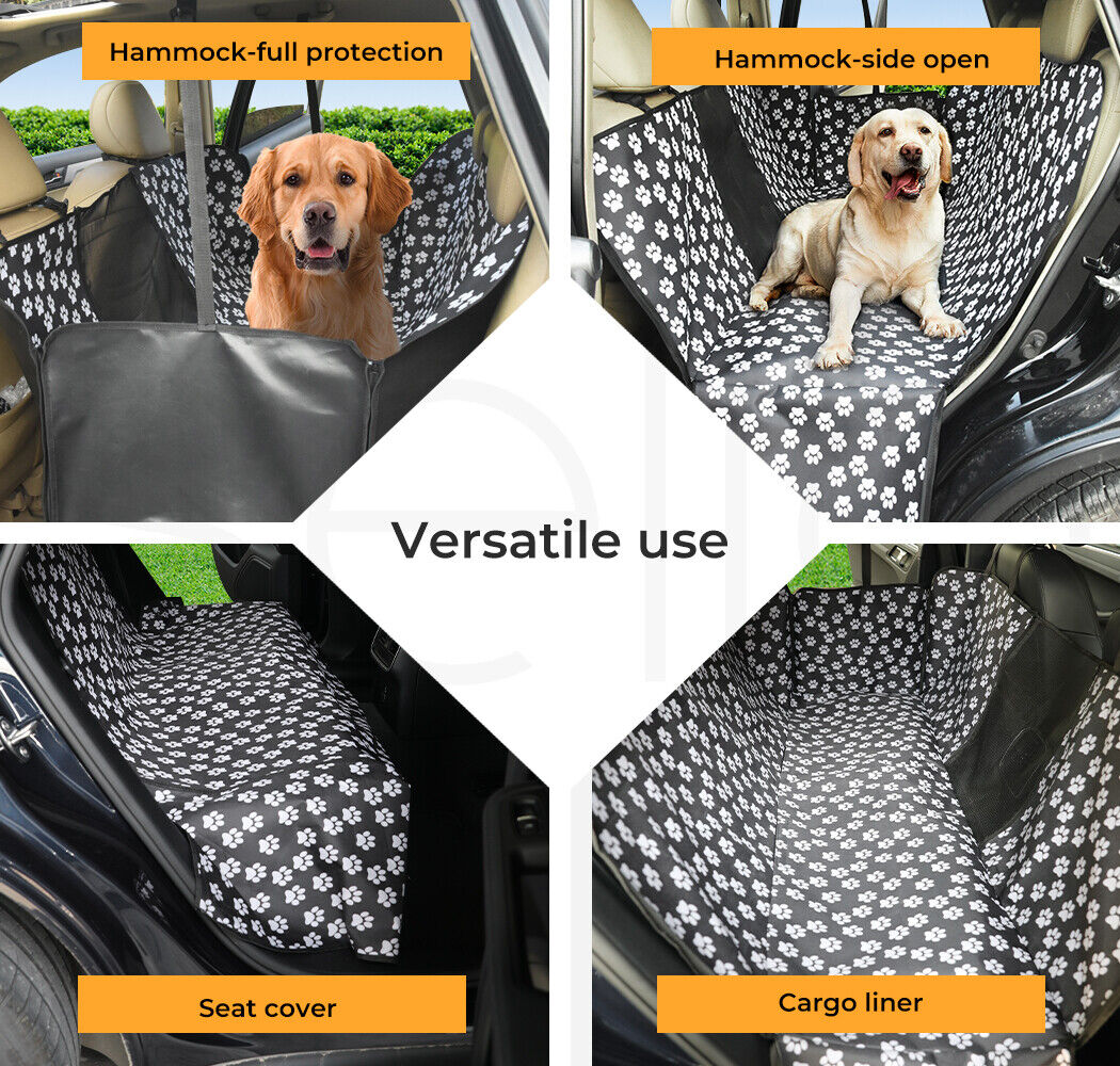 Housse de siège de voiture imperméable pour chien, pour sièges en cuir, housses de siège de voiture imprimées pour chien