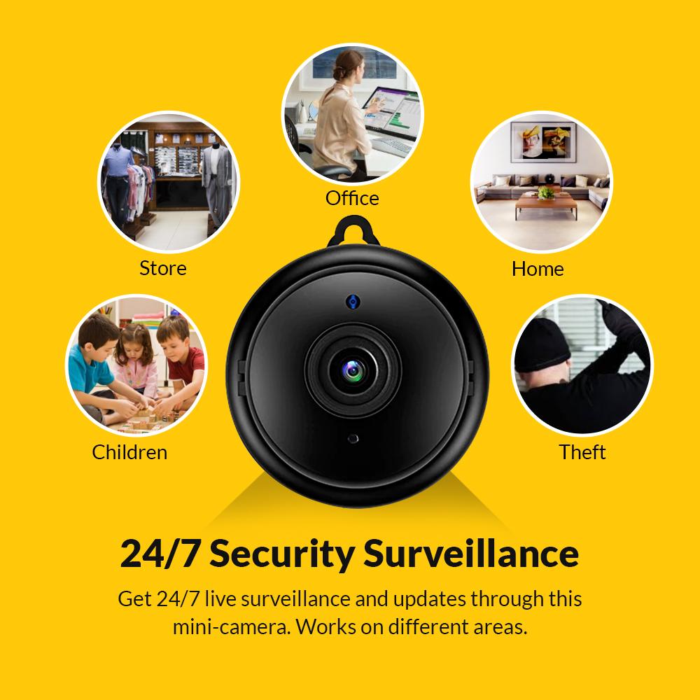 1080P HD Mini-Remote Surveillance Camera With 32G Memory Card