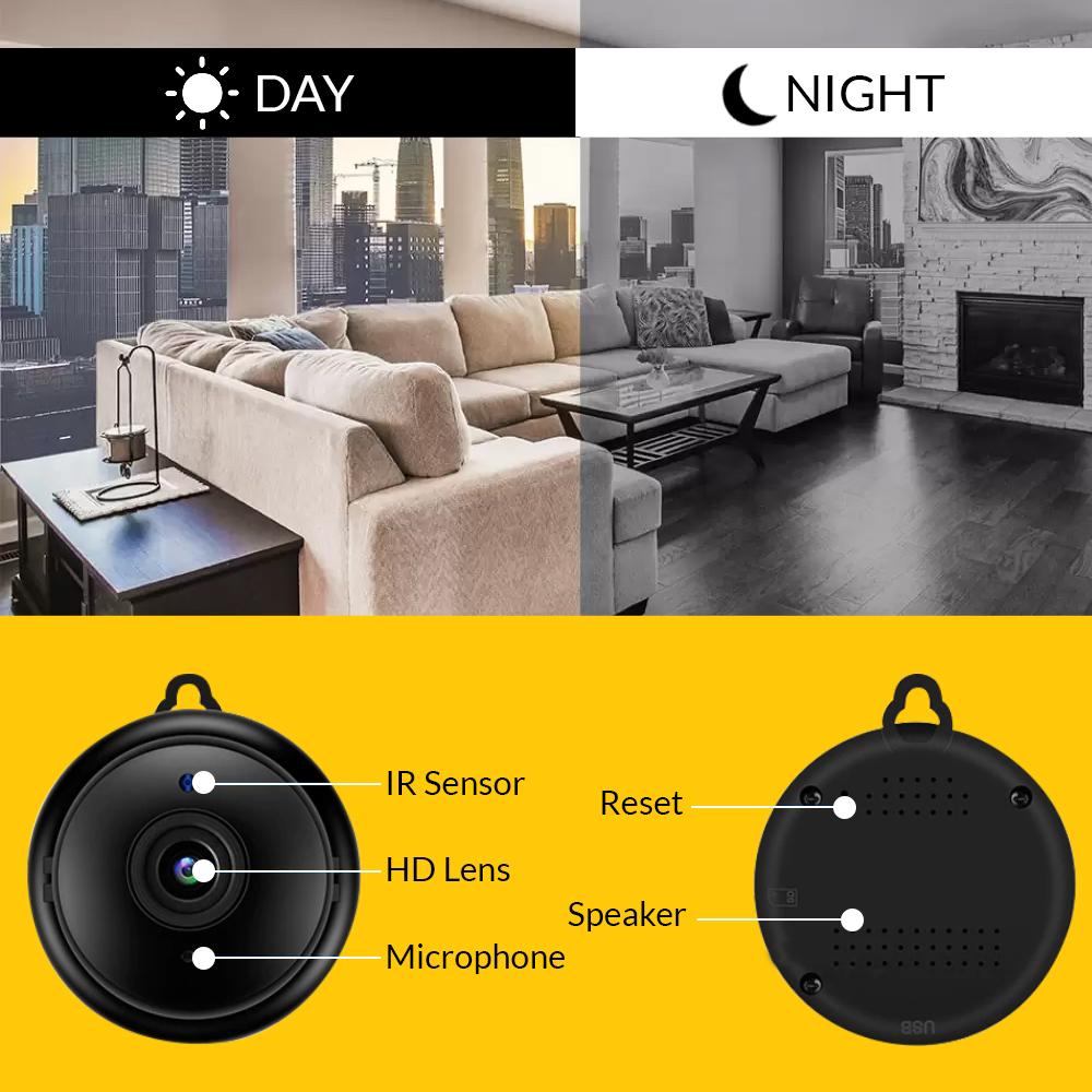 1080P HD Mini-Remote Surveillance Camera With 32G Memory Card
