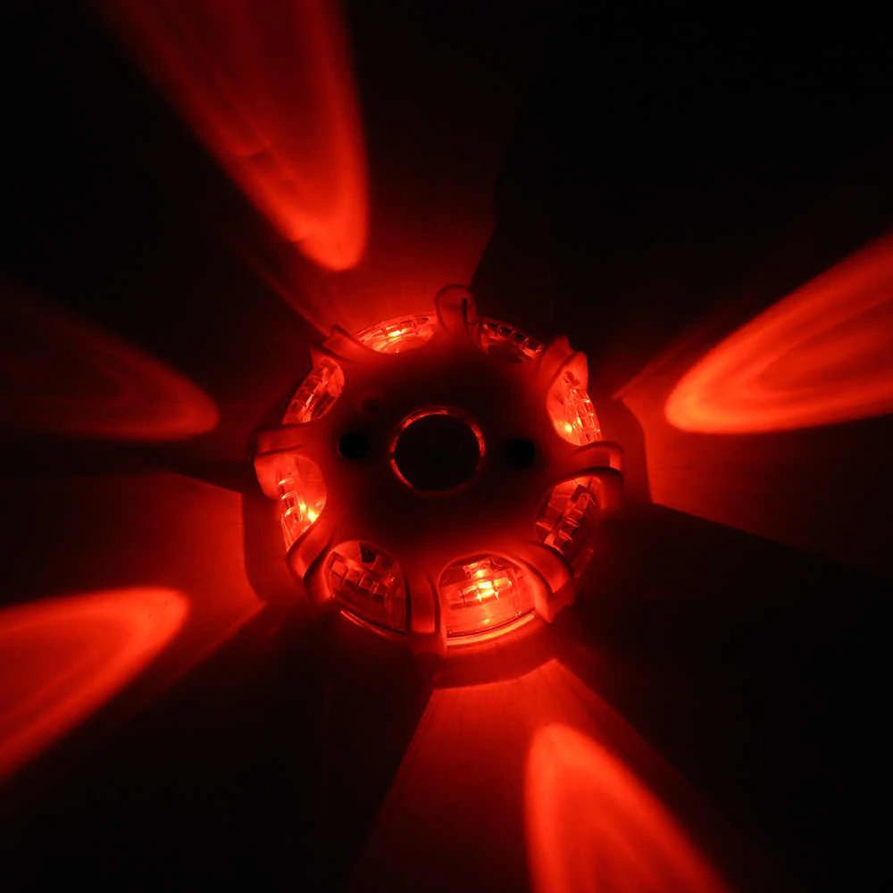 LED Road Flares Emergency Disc Beacon Roadside  Emergency Light