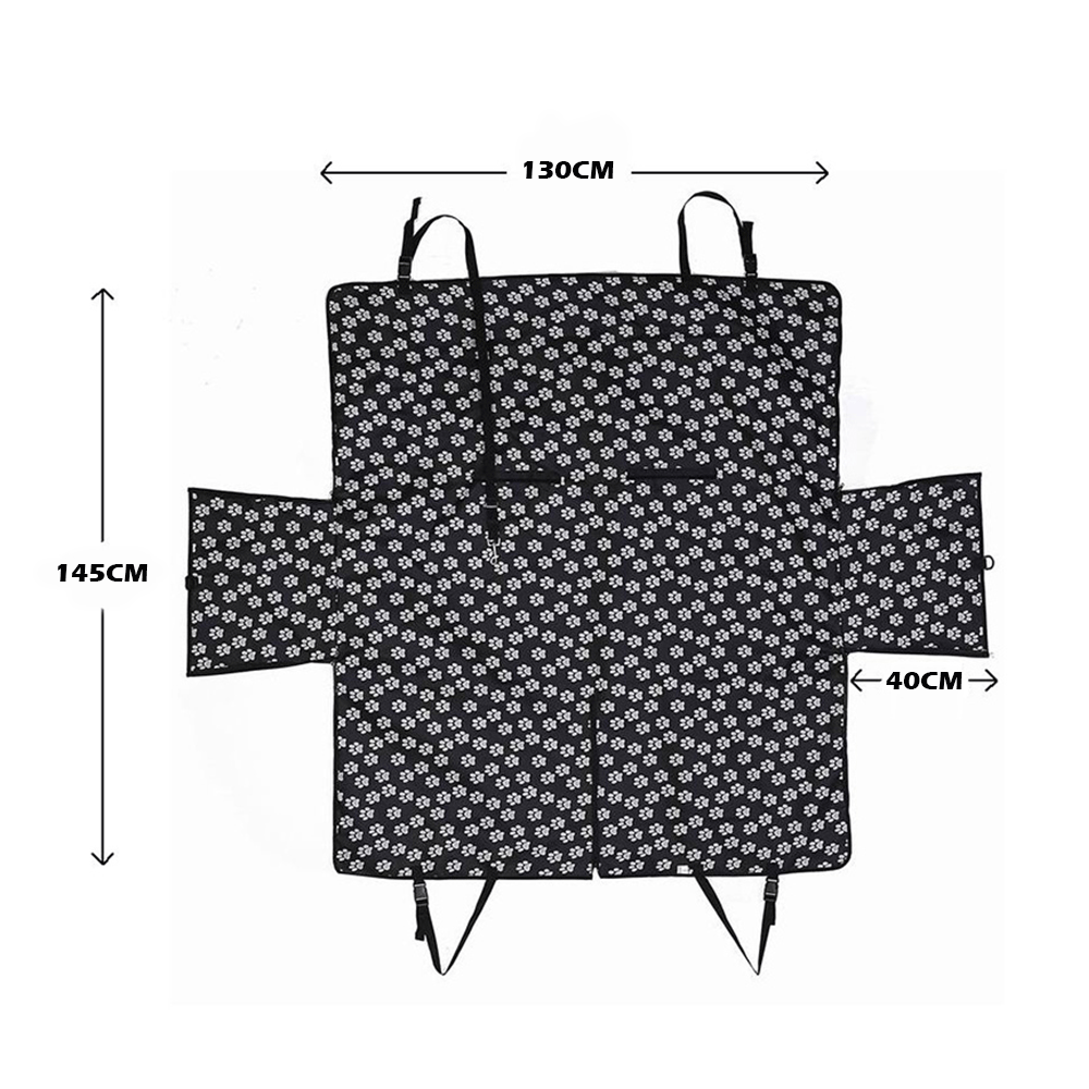 Housse de siège de voiture imperméable pour chien, pour sièges en cuir, housses de siège de voiture imprimées pour chien
