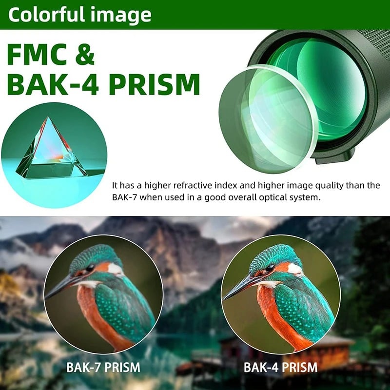 12X50 Monocular Telescope High Definition Portable Monocular Telescope