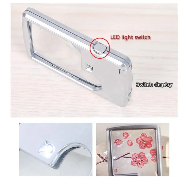Magnifying Glass Reading Tool With LED Light