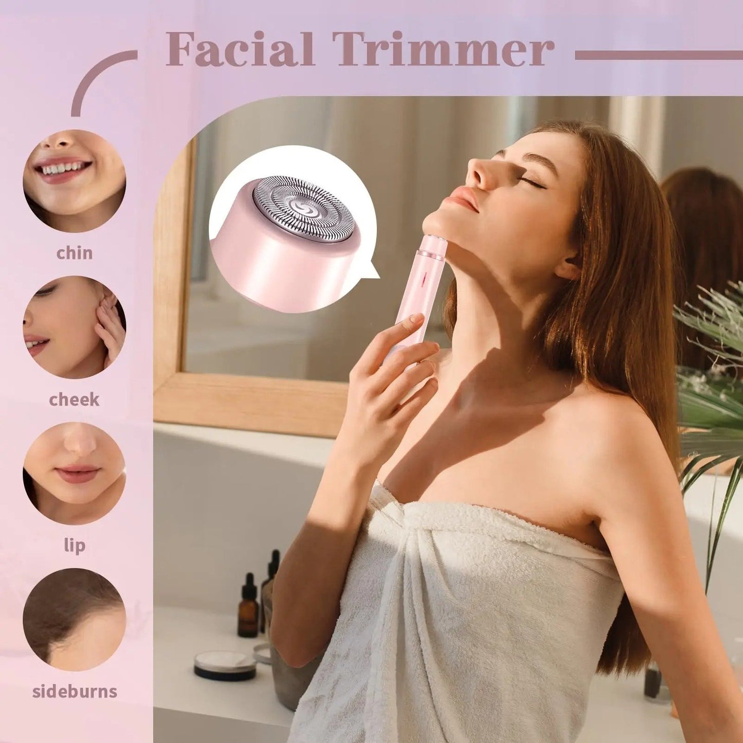 Comfort 2 in 1 Electric Lady Shaver, Electric Bikini Trimmer