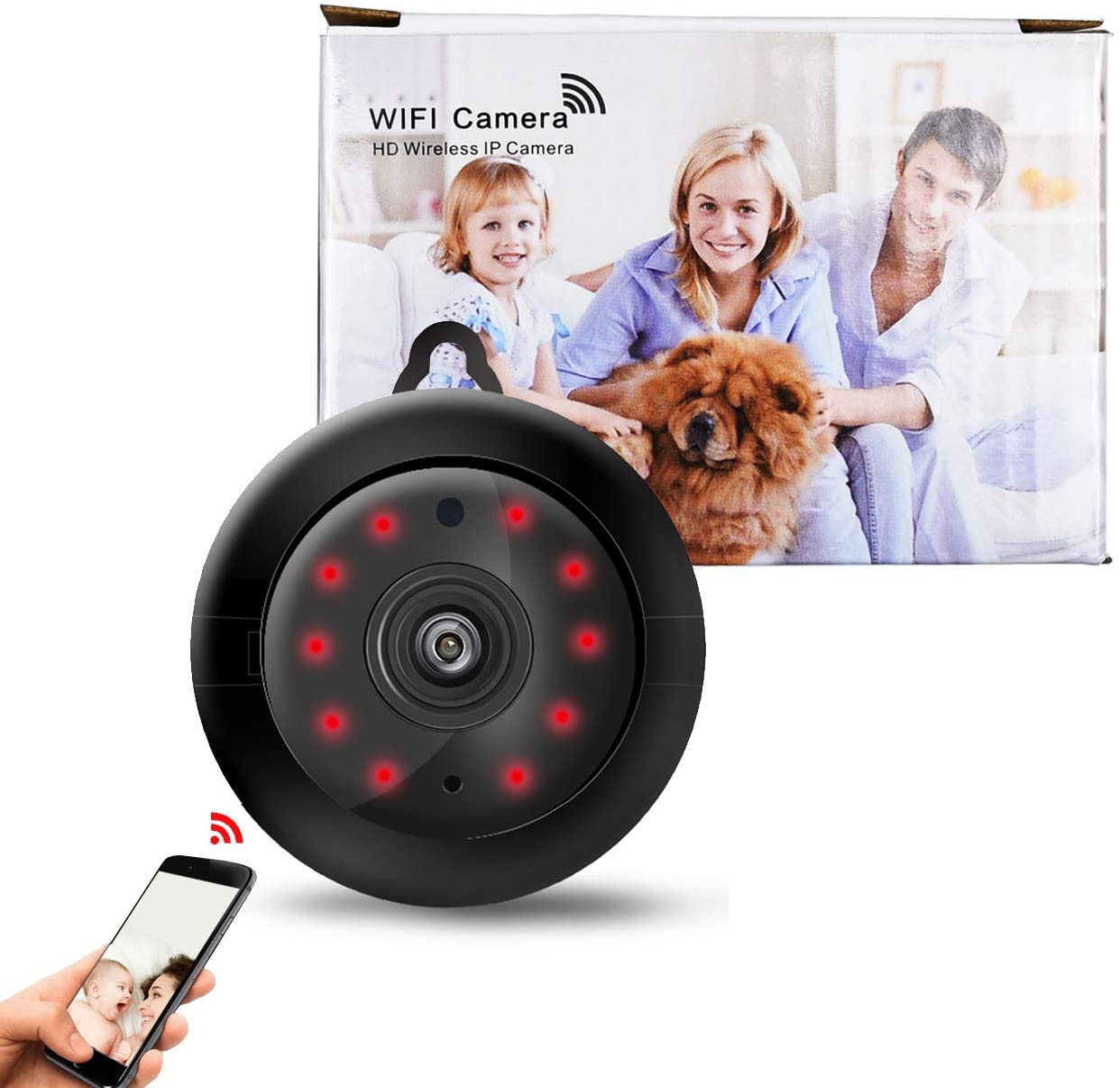 1080P HD Mini-Remote Surveillance Camera With 32G Memory Card