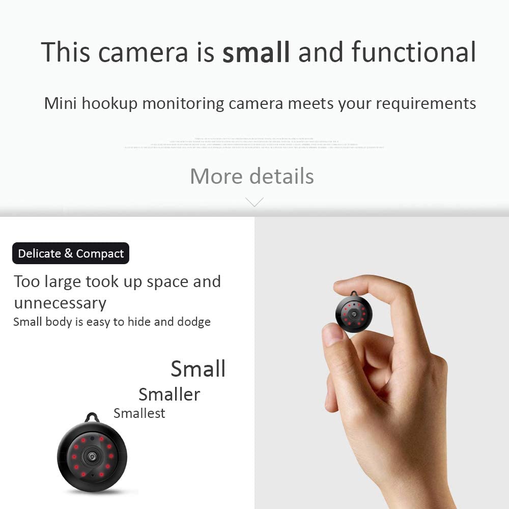 1080P HD Mini-Remote Surveillance Camera With 32G Memory Card