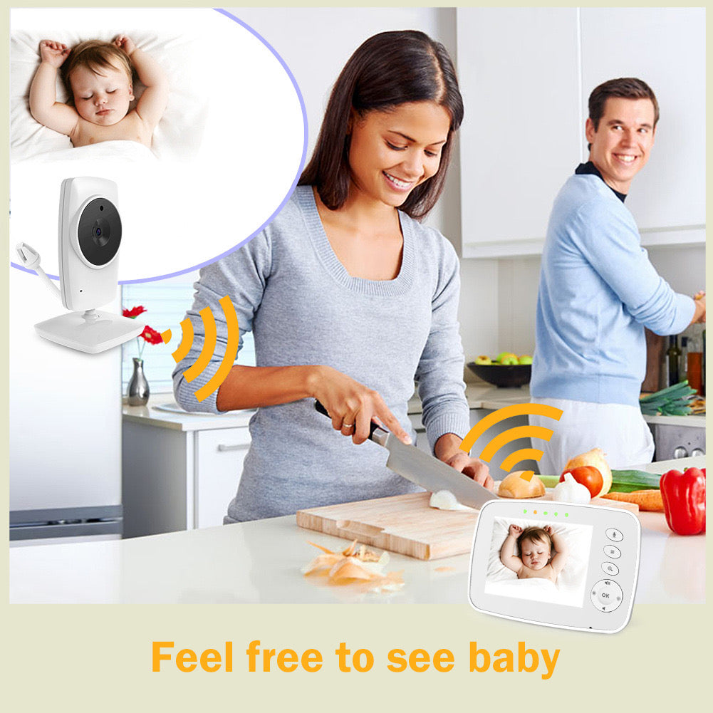 Baby Monitor, 2-Way Talk 3.2 Inch Digital Wireless Newborn Monitor