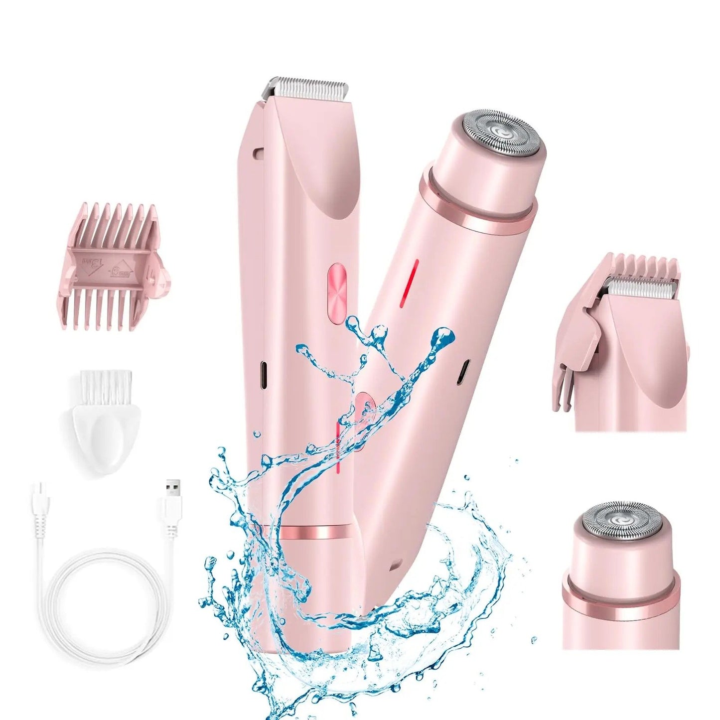 Comfort 2 in 1 Electric Lady Shaver, Electric Bikini Trimmer