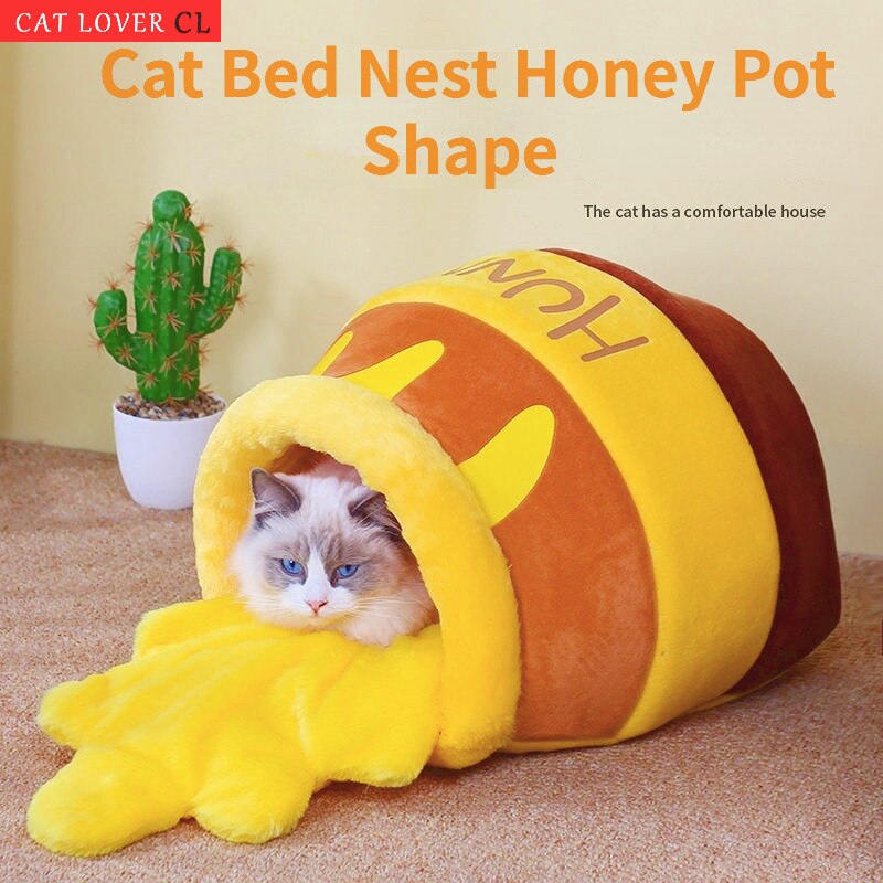 Comfy Honey Pot Pet Plush Bed