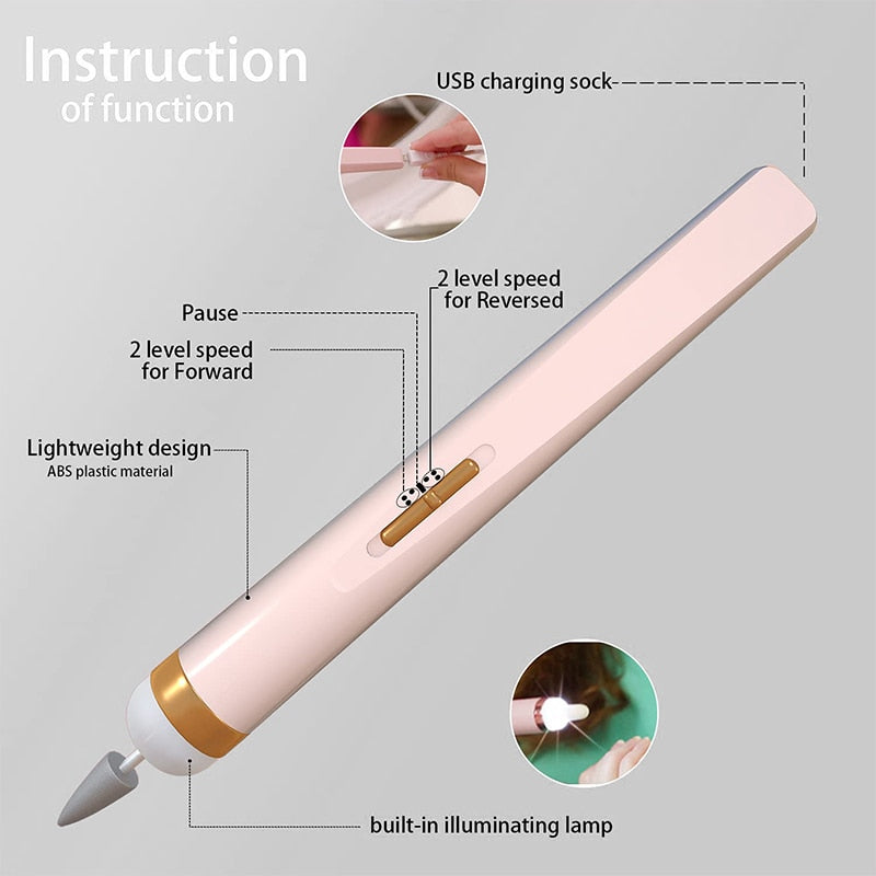 USB Drill Manicure Polisher