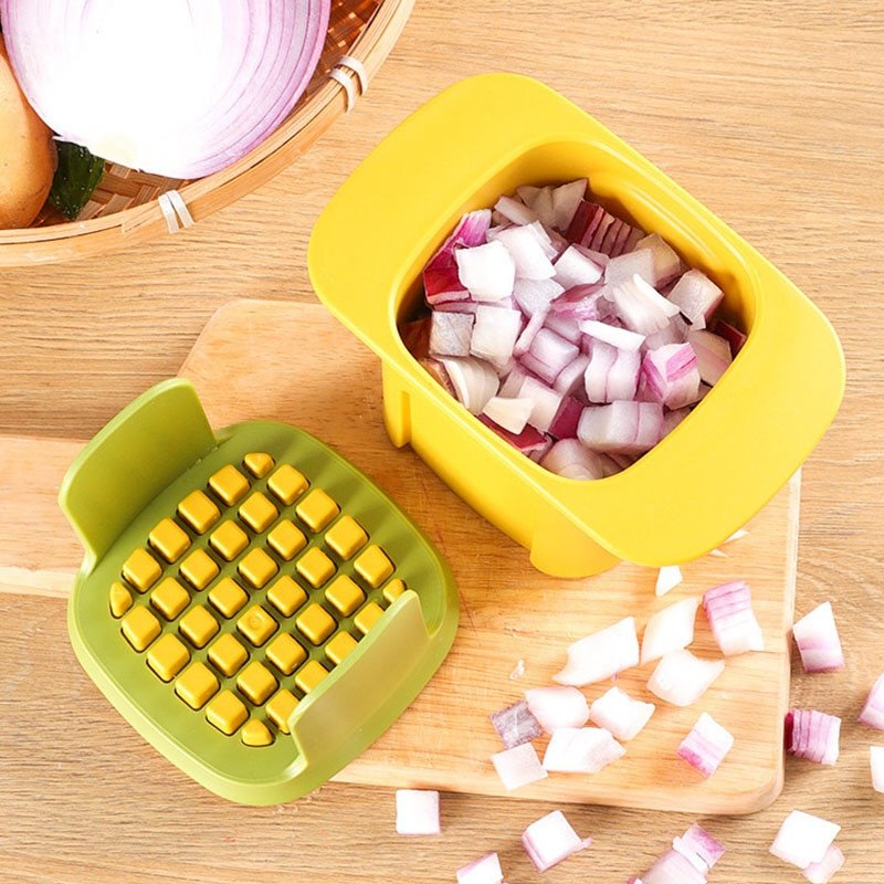 2-in-1 Vegetable Chopper Dicing & Slitting