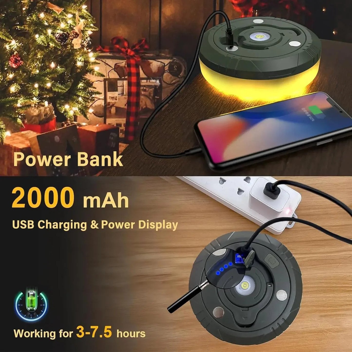 LED Camping String Lights – USB Reel Recyclable Night Lighting