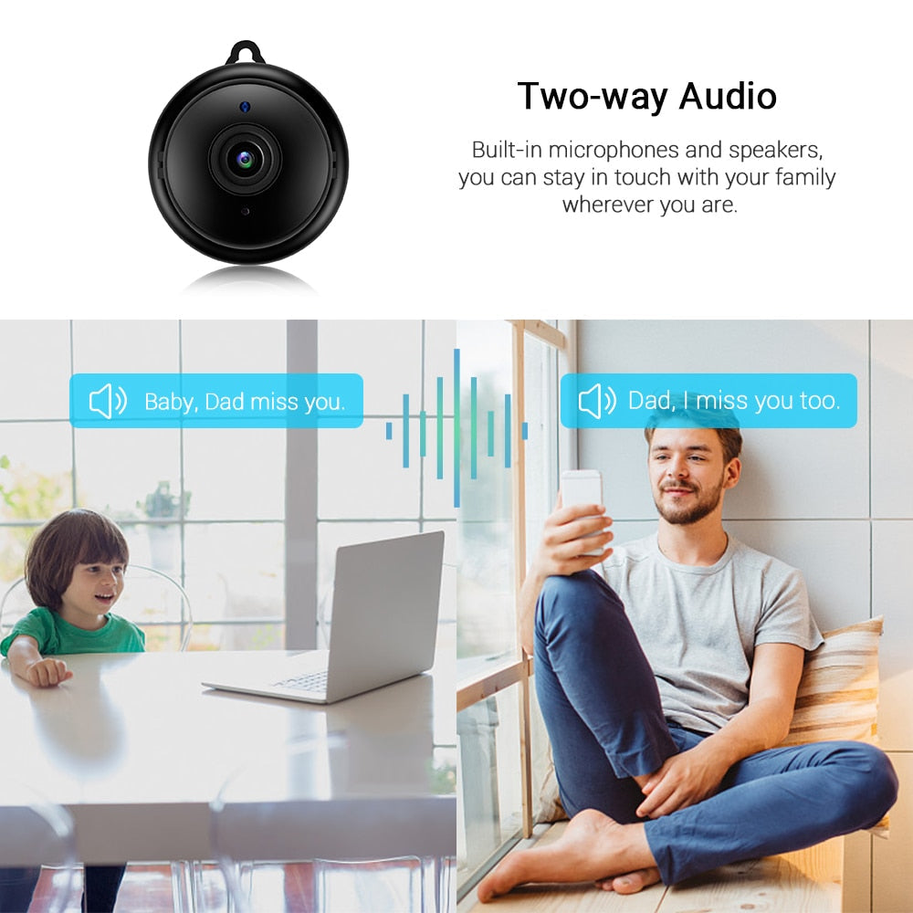 1080P HD Mini-Remote Surveillance Camera With 32G Memory Card