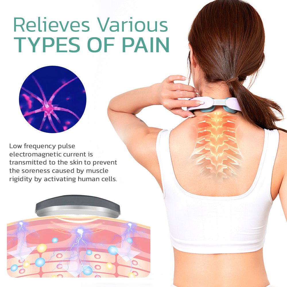 EMS Neck Relief Acupoints Lymphvity Massager