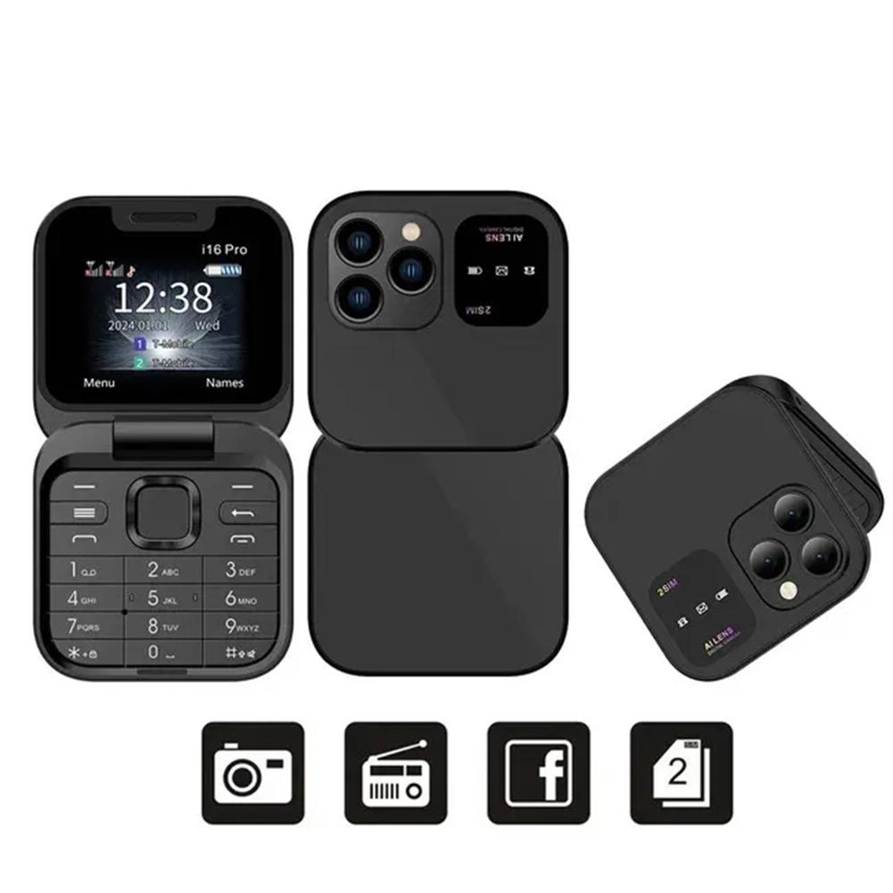 Entsperrt 2G Faltbare Handy Dual SIM Mini Flip Handy