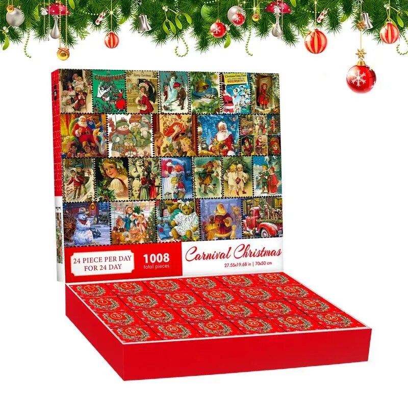 Christmas Advent Calendar Jigsaw Puzzle 1000pcs