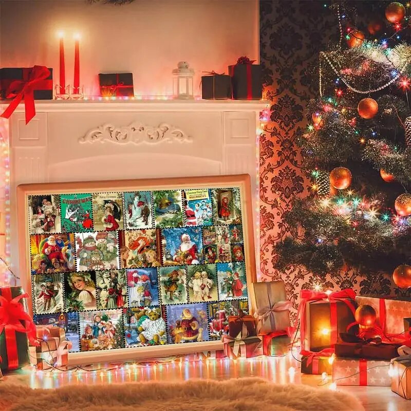 Christmas Advent Calendar Jigsaw Puzzle 1000pcs
