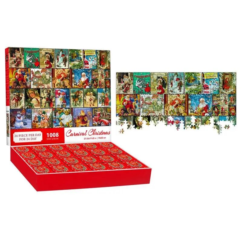 Christmas Advent Calendar Jigsaw Puzzle 1000pcs