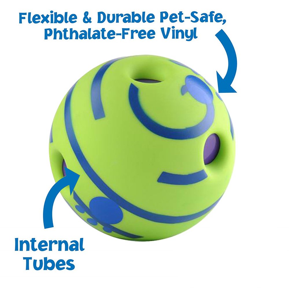 Ball Interactive Dog Toy Fun Giggle Sounds Ball Puppy Chew Toy
