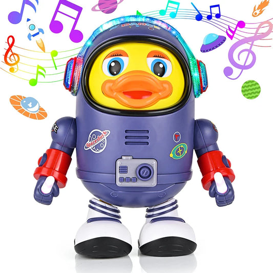 Dancing Space Duck Toy,Space Duck Dancing Musical Interactive Toy