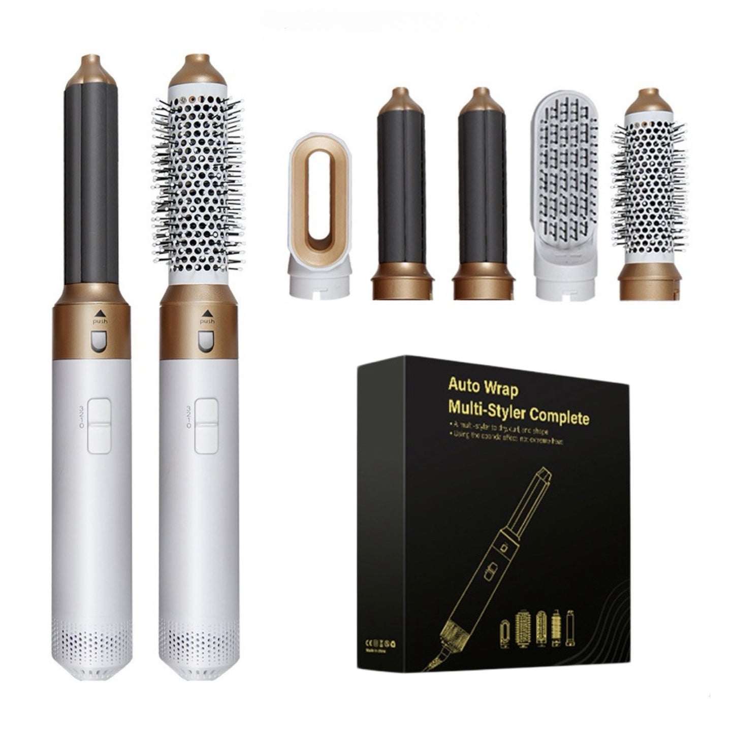 5 in 1 Hair Dryer Hot Comb Set Professional Curling Iron Hair Straightener