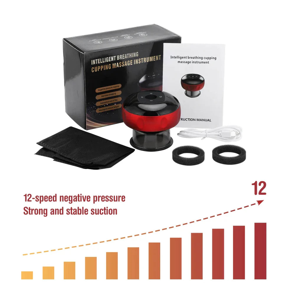 Masseur électrique avancé de thérapie anti-cellulite avec ventouses sous vide