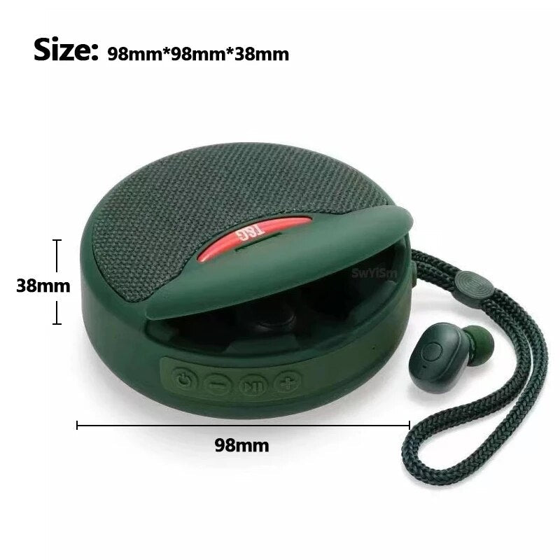 2 in 1 - Portable Speaker and Earbuds