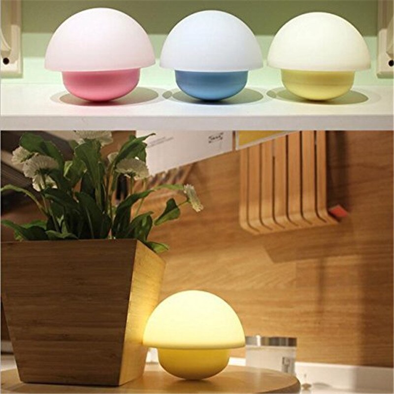 Mushroom Design Touch Sensor Night Light