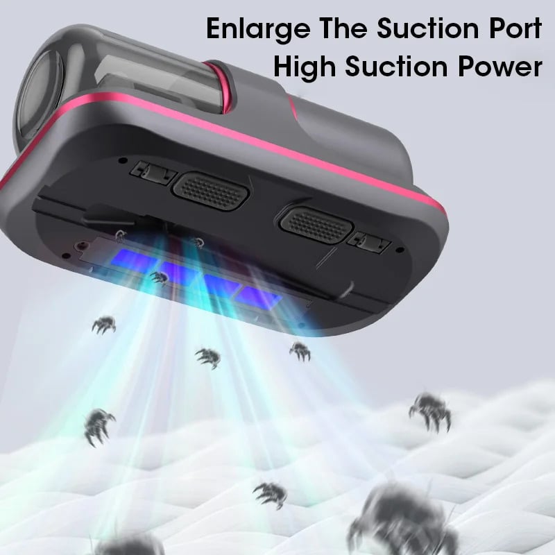 Handheld Strong Suction Rechargeable UV Vacuum Cleaner for Bedding Sofa Mattress