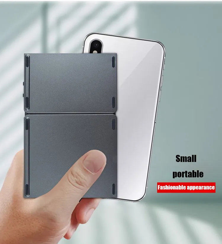 Folding Wireless Bluetooth Keyboard With Touchpad For Windows, Android, IOS Phone