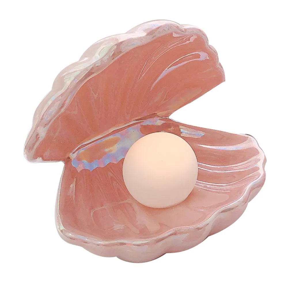 Pearl Night Lamp,Pink Shell Pearl Night Light