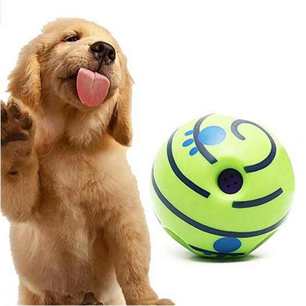 Ball Interactive Dog Toy Fun Giggle Sounds Ball Puppy Chew Toy