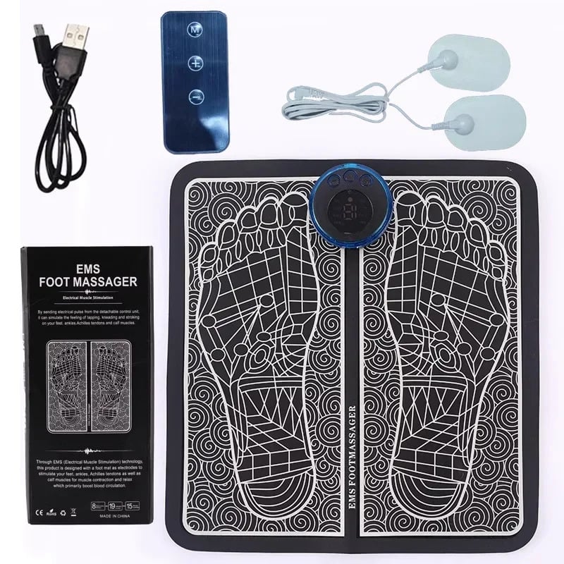 EMS Foot Massage Mat with Acupoints Stimulator