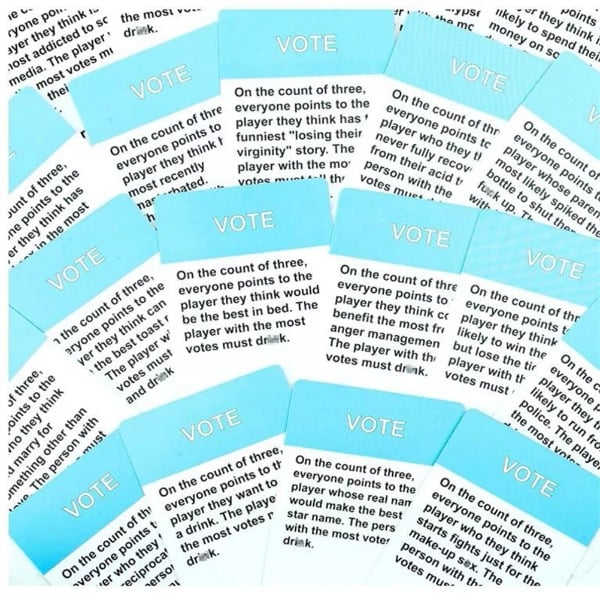 Do or Drink Win or Blackout Drinking Party Cards Game