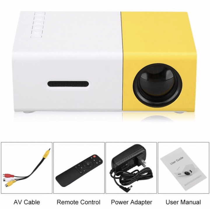 Mini Pocket LED Home Cinema Projector HD 1080P Portable Cinema HDMI USB