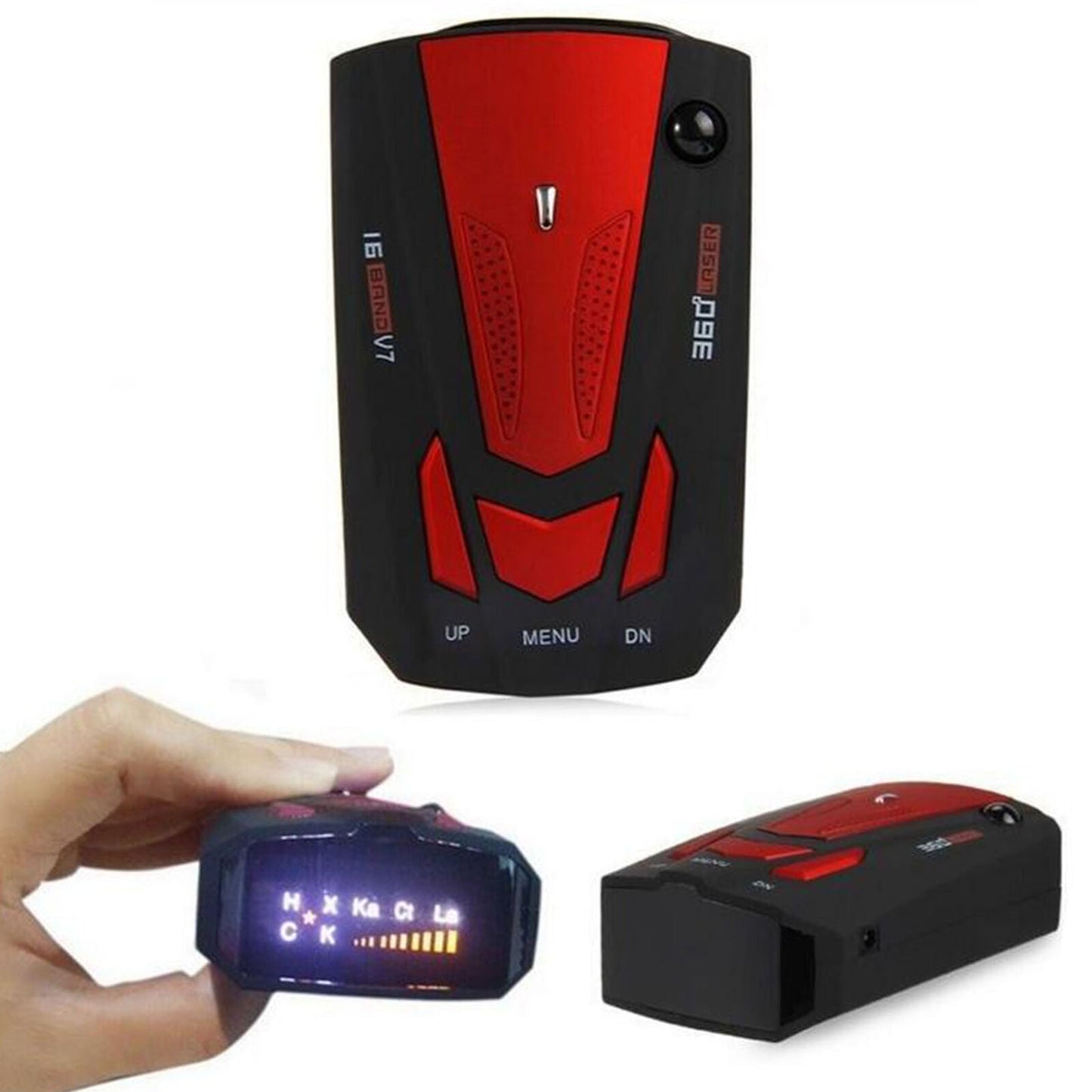 360 Degree Car Speed Limited Detection Voice Alert Car Anti Radar Detector