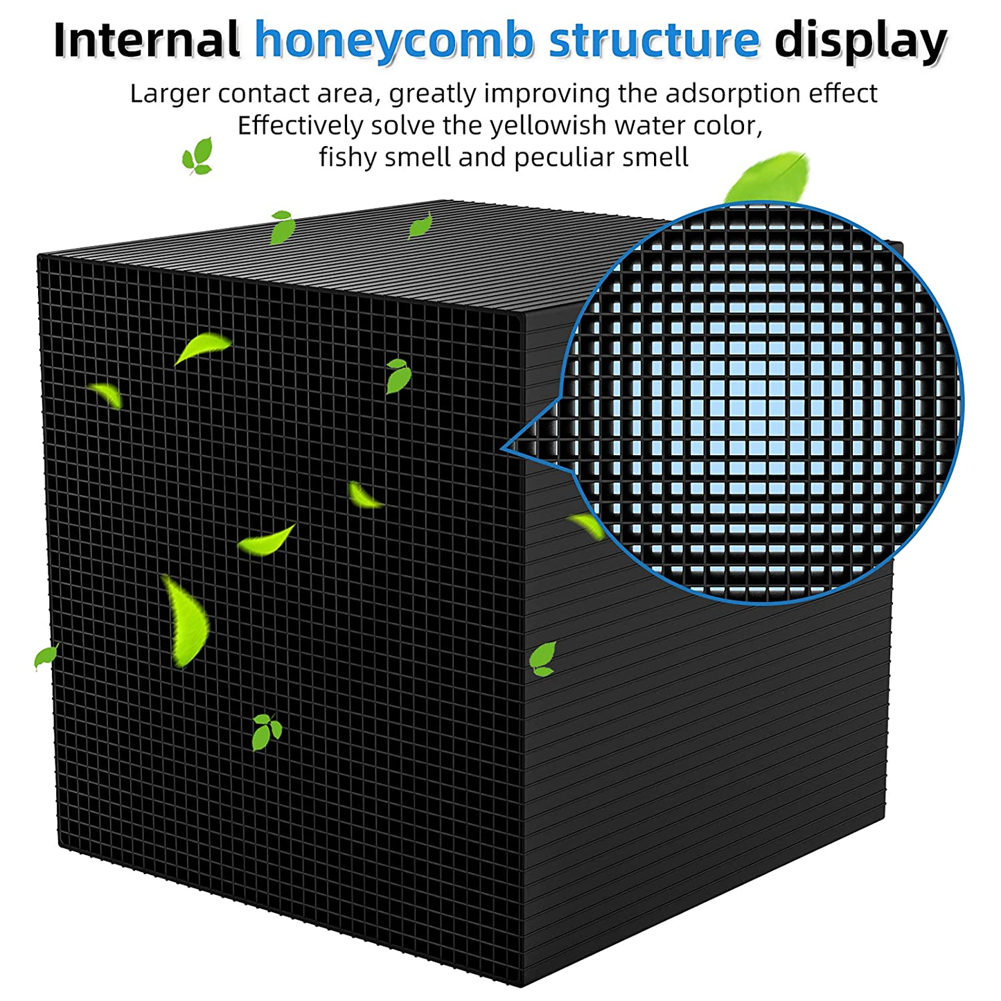 Eco-Aquarium Water Purifier Cube Water Clean Filter Activated Carbon Tool Block