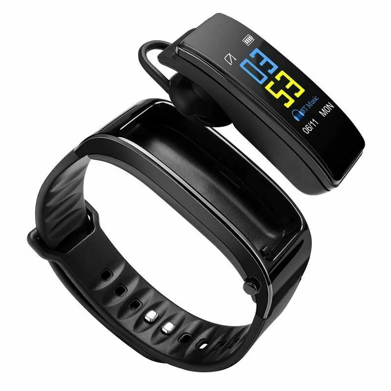 Smart Watch Fitness Tracker Bluetooth Headset Armband Bluetooth Musik Freisprecheinrichtung Anruf