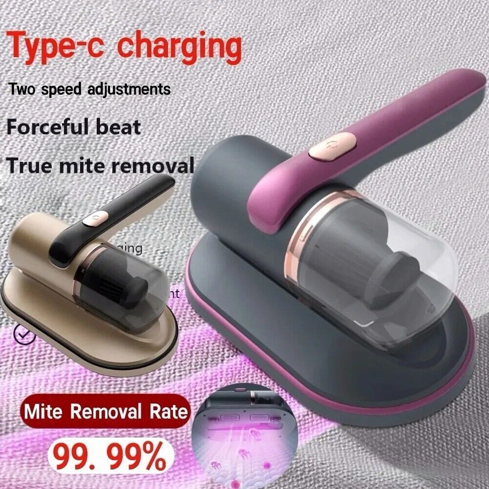 Handheld Strong Suction Rechargeable UV Vacuum Cleaner for Bedding Sofa Mattress