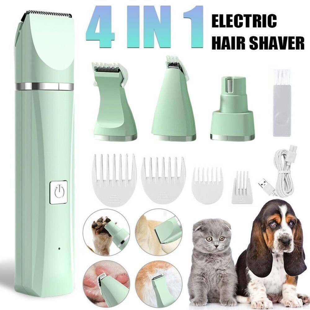 Professional Electric Pet Hair Trimmer Clipper Cordless Dog Cats Grooming Shaver