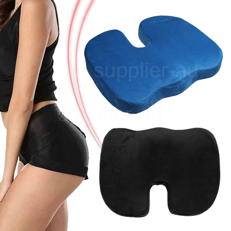 Coccyx Orthopedic Memory Foam Seat Cushion Car Office Seat Lumbar Pain Relief