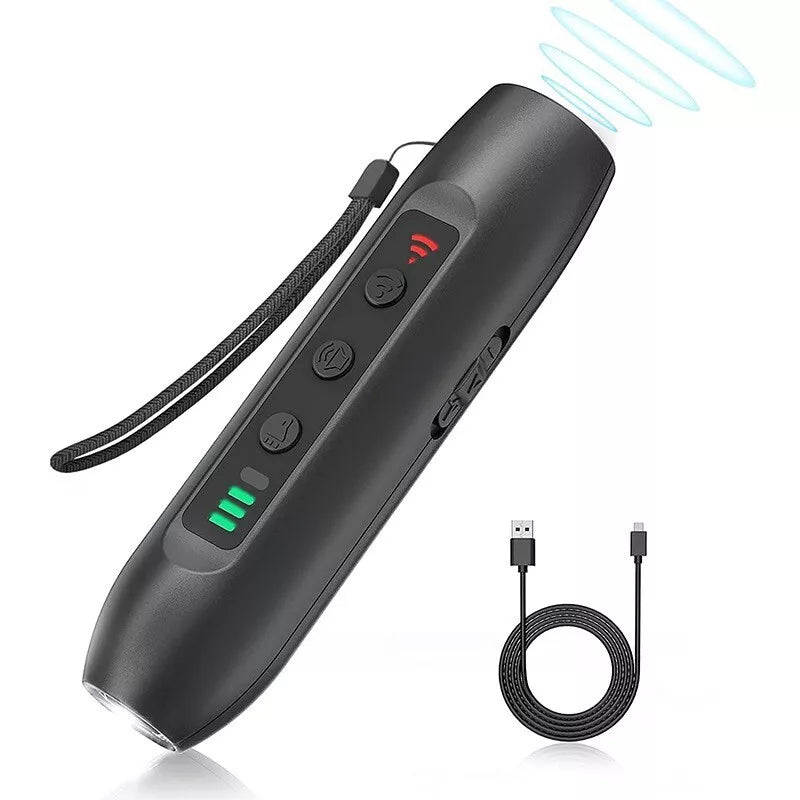 Dog Ultrasonic Repeller Barking Anti Device Pet Bark Stop Trainer Control