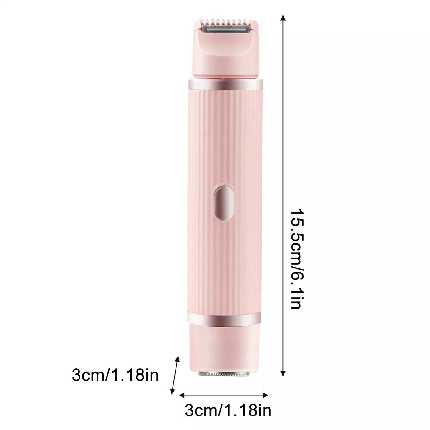 2 in1 Dual Head Lady Shaver Electric Razor for Women Private Area Bikini Trimmer