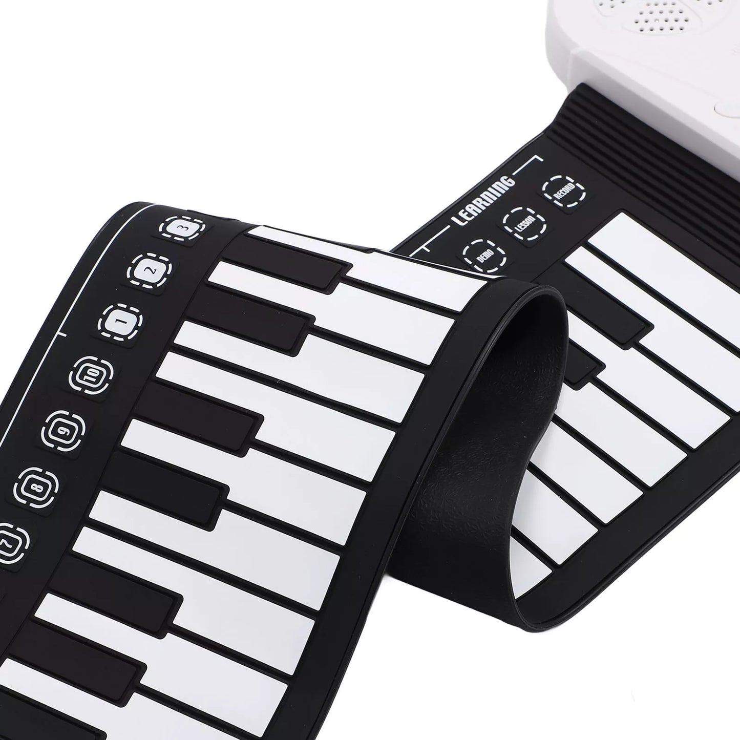 Piano électronique portable pliable à 49 touches enroulables