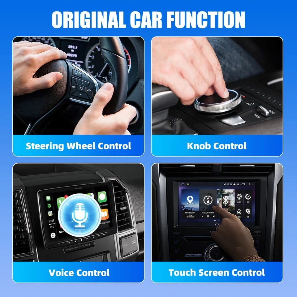 Wireless Carplay Android Auto Adapter USB Car Dongle Connect Box 2 In 1 Mini Box