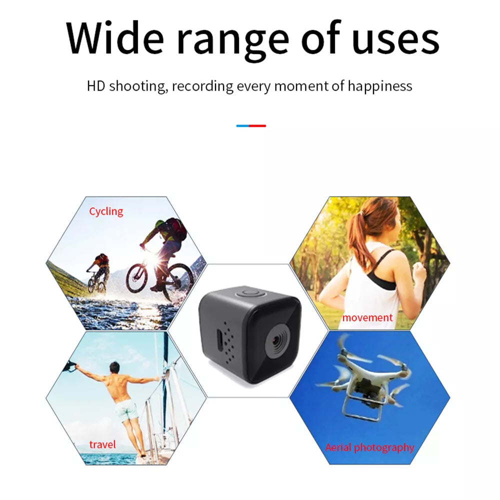 Mini Camera Ultra HD 1080P WiFi Underwater Waterproof Video Recording Sports Cam