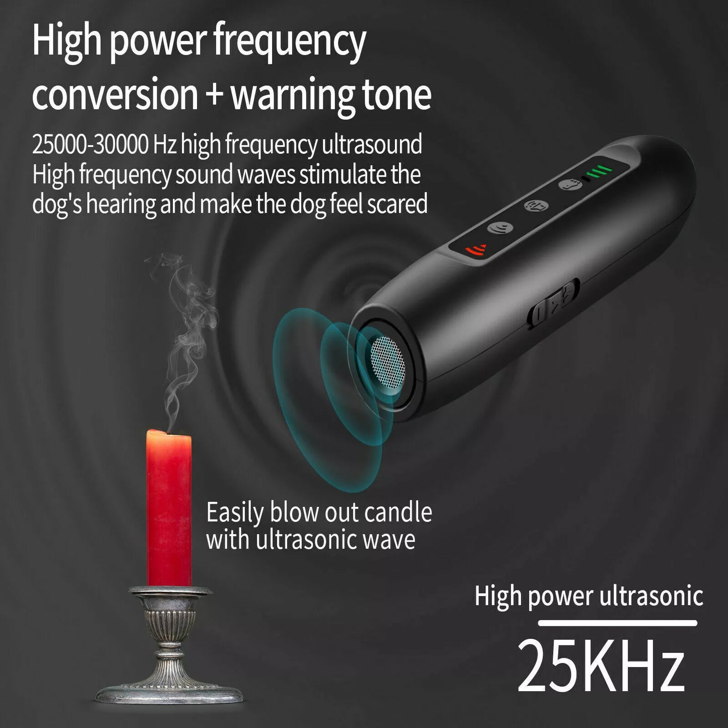 Dog Ultrasonic Repeller Barking Anti Device Pet Bark Stop Trainer Control