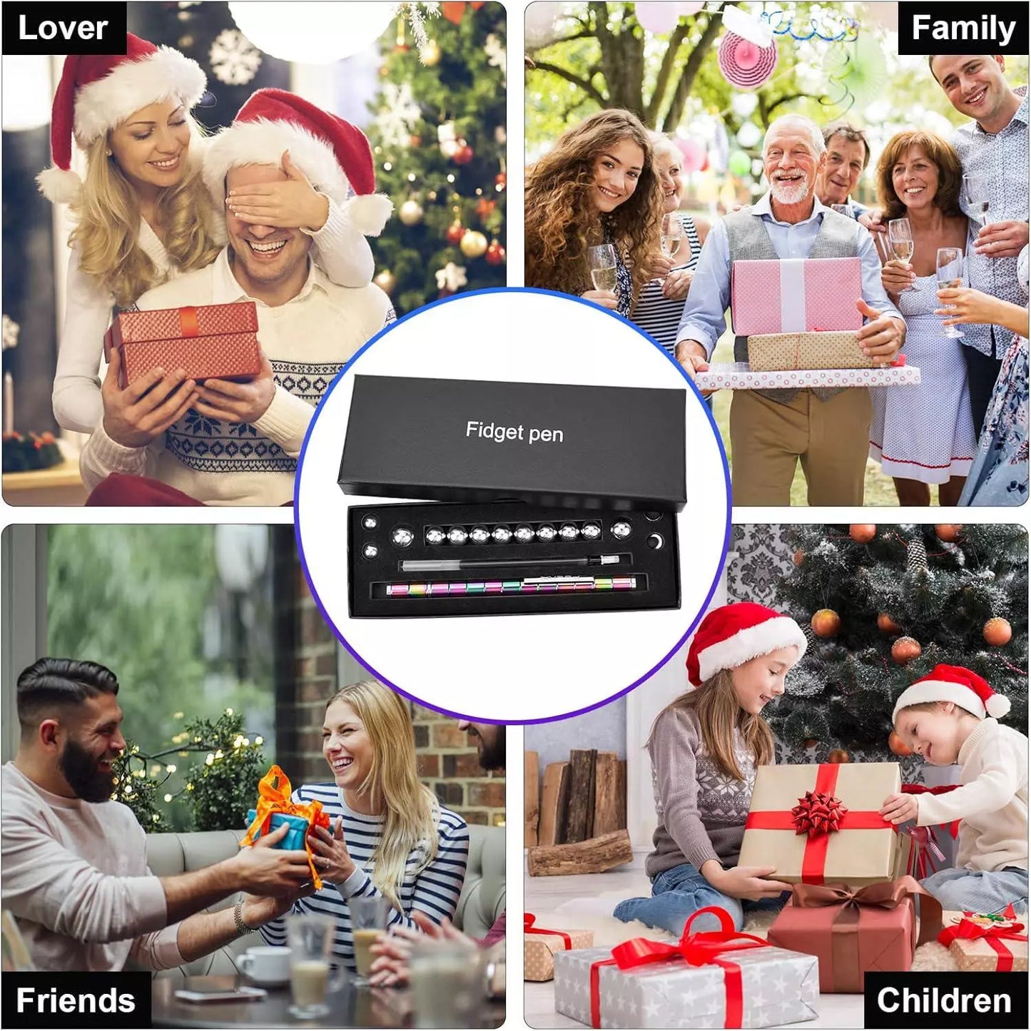 Multifunctional Spinning Metal Fidget Pen