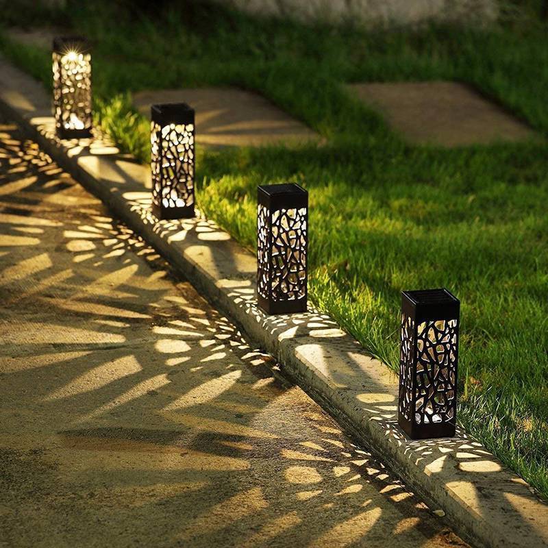 6pcs LED Solar Powered Light Outdoor Waterproof Garden Security Landscape Light